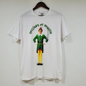 Smiling's My Favorite Elf T-shirt Men's Size M